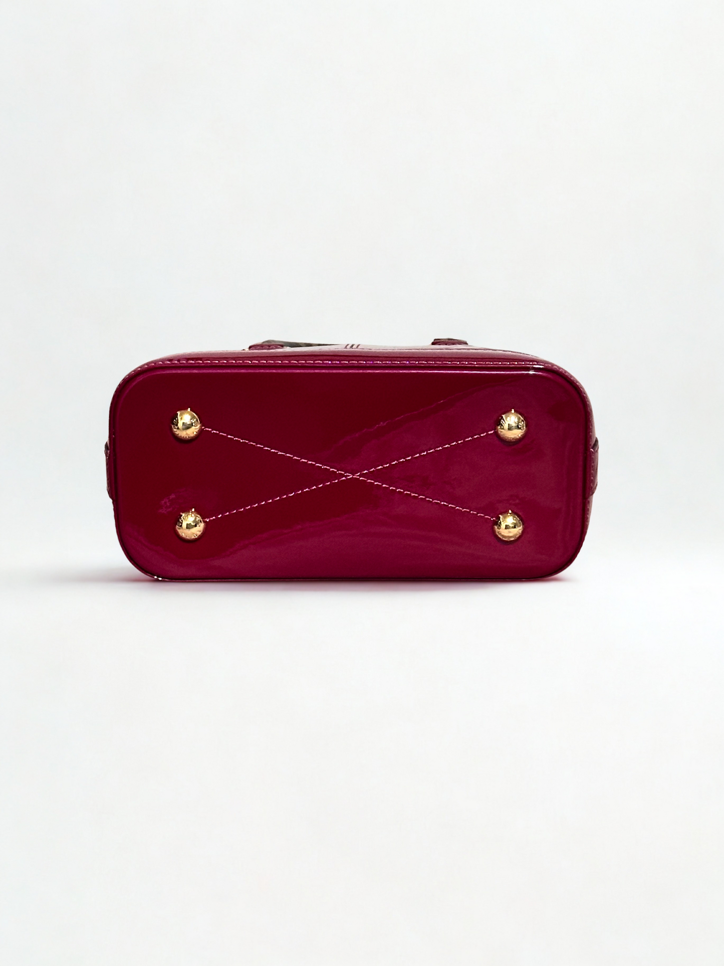Louis Vuitton Magenta Monogram Vernis Alma BB