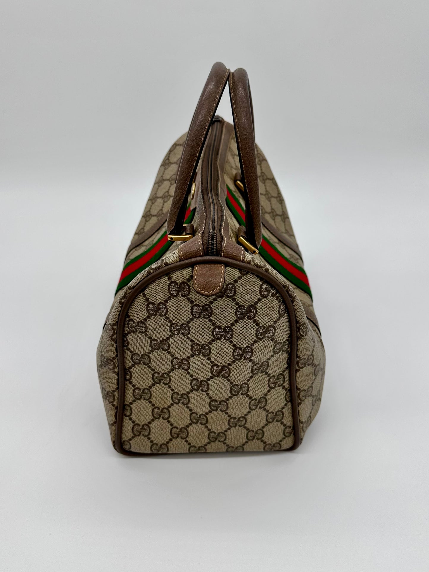 Gucci Monogram Boston Bag