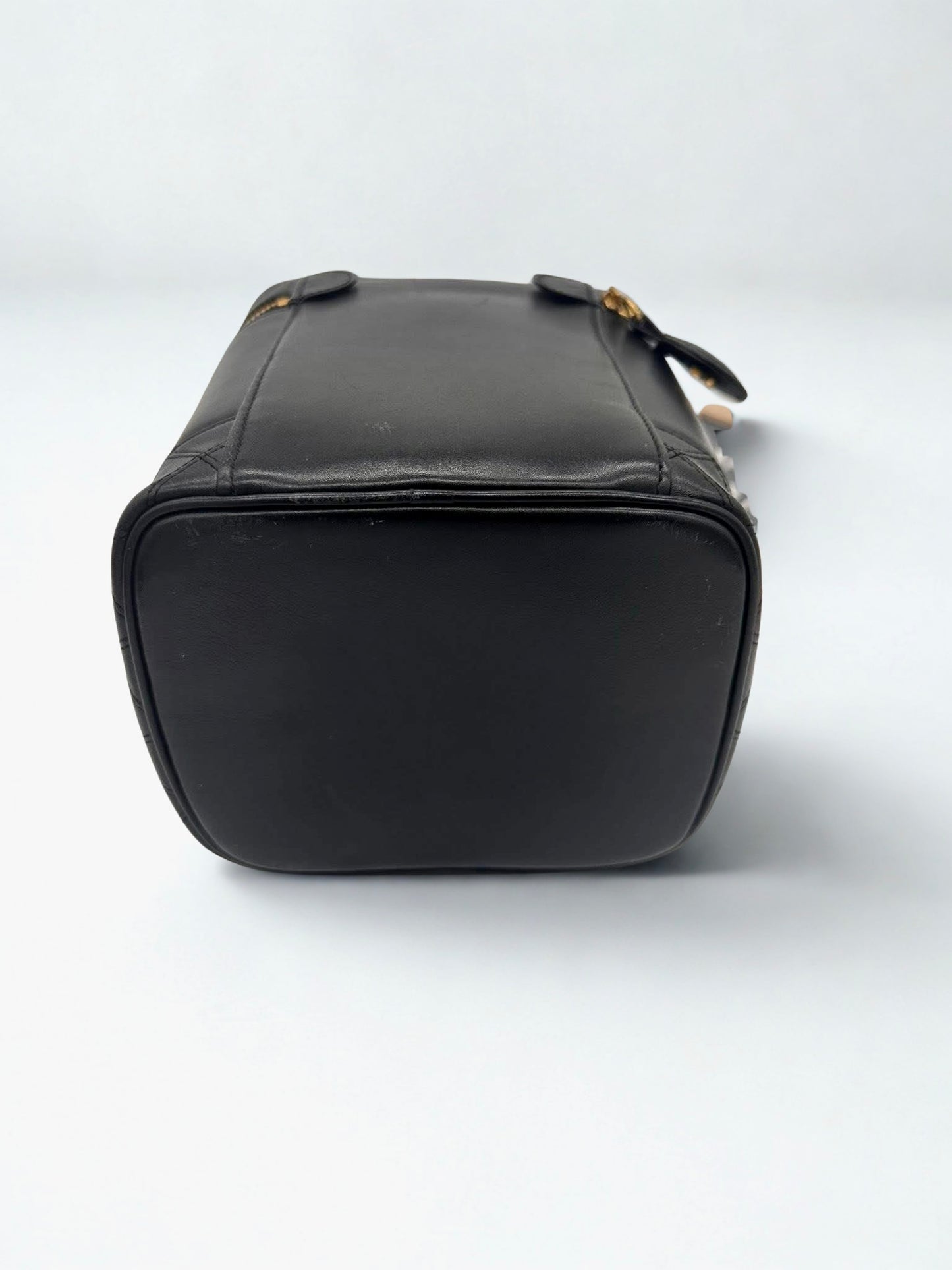 Chanel Calfskin Cosmetic Vanity Bag