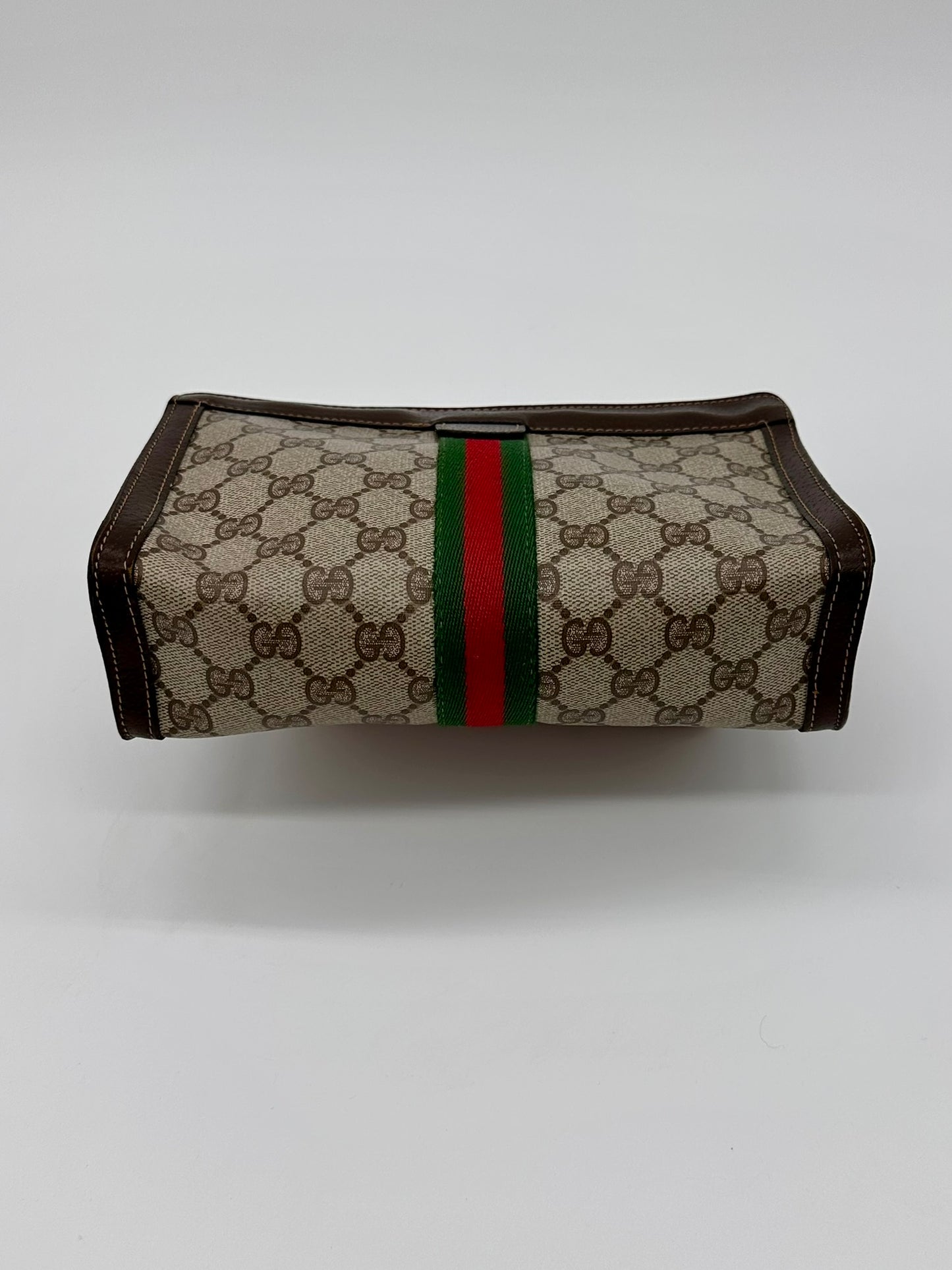 Vintage Gucci Sherry Line Clutch – Iconic GG Canvas