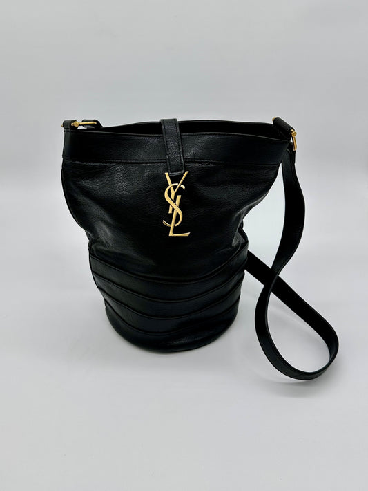 Saint Laurent Seau Fermoir Bucket Bag