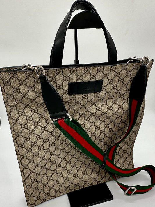 Gucci Supreme Vertical Web Tote